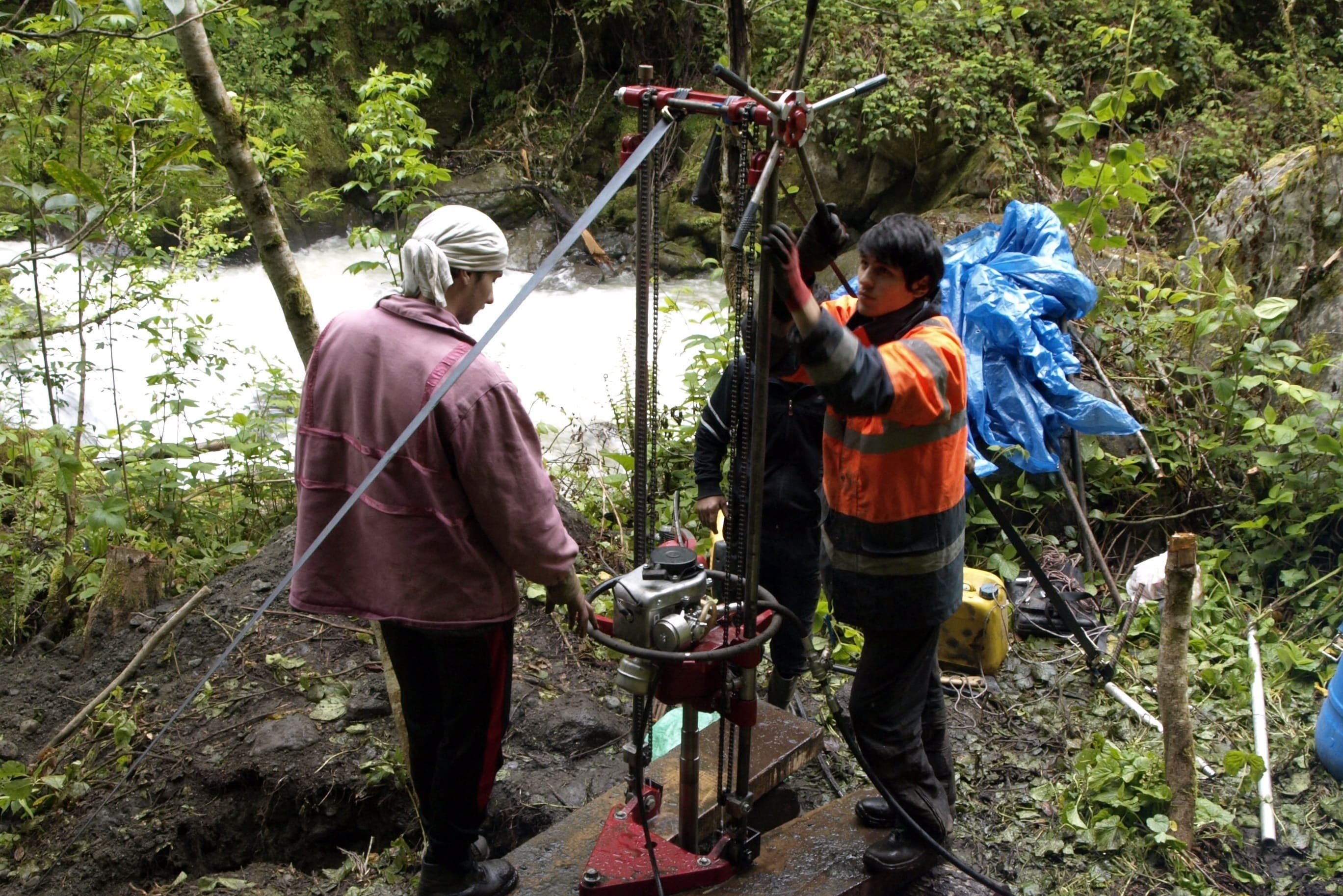 ბურღვითი სამუშაოები, ბახვისწყლის ხეობა, გურია